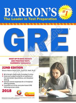 Barrons GRE 22th Edition